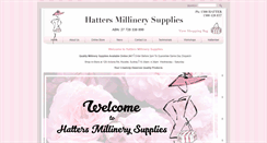 Desktop Screenshot of hattersmillinerysupplies.com.au